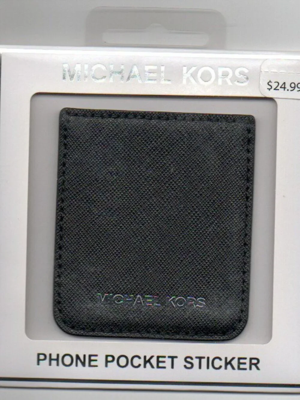 Michael Kors Black Phone Pocket Sticker